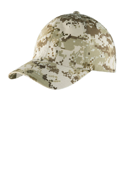 Port Authority® Digital Ripstop Camouflage Cap