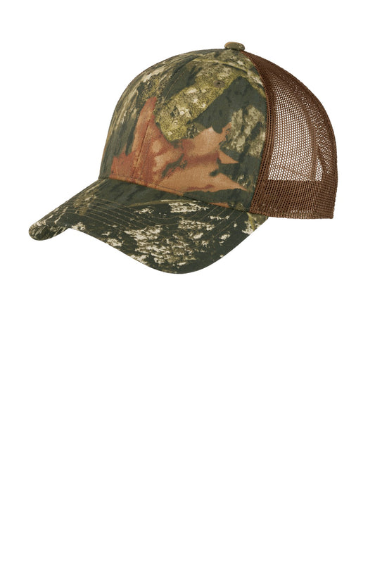 Port Authority? Structured Camouflage Mesh Back Cap. C9