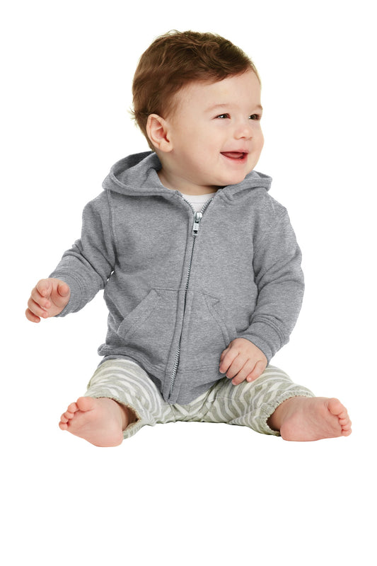 Port & Company? Infant Core Fleece Full-Zip Hooded Swea
