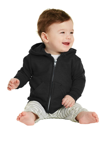 Port & Company? Infant Core Fleece Full-Zip Hooded Swea