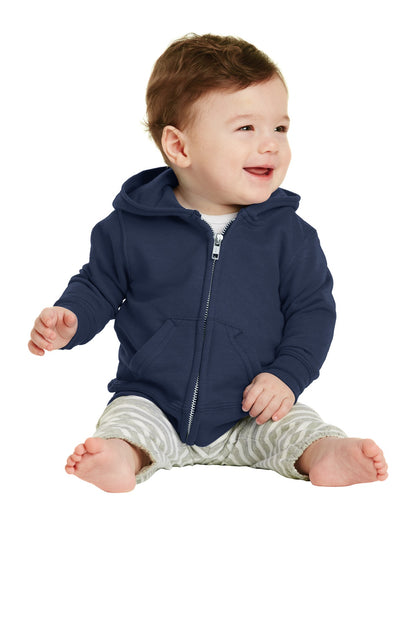 Port & Company? Infant Core Fleece Full-Zip Hooded Swea