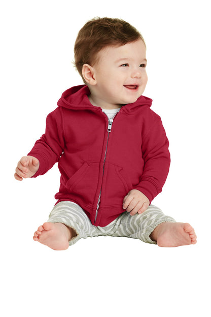 Port & Company? Infant Core Fleece Full-Zip Hooded Swea