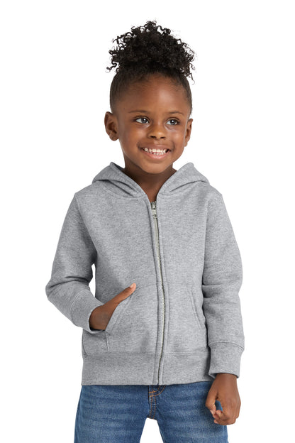 Port & Co™ Toddler Core Fleece Full-Zip Hooded Sweatshirt
