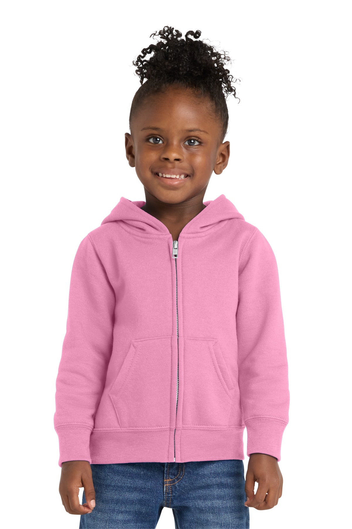 Port & Co™ Toddler Core Fleece Full-Zip Hooded Sweatshirt
