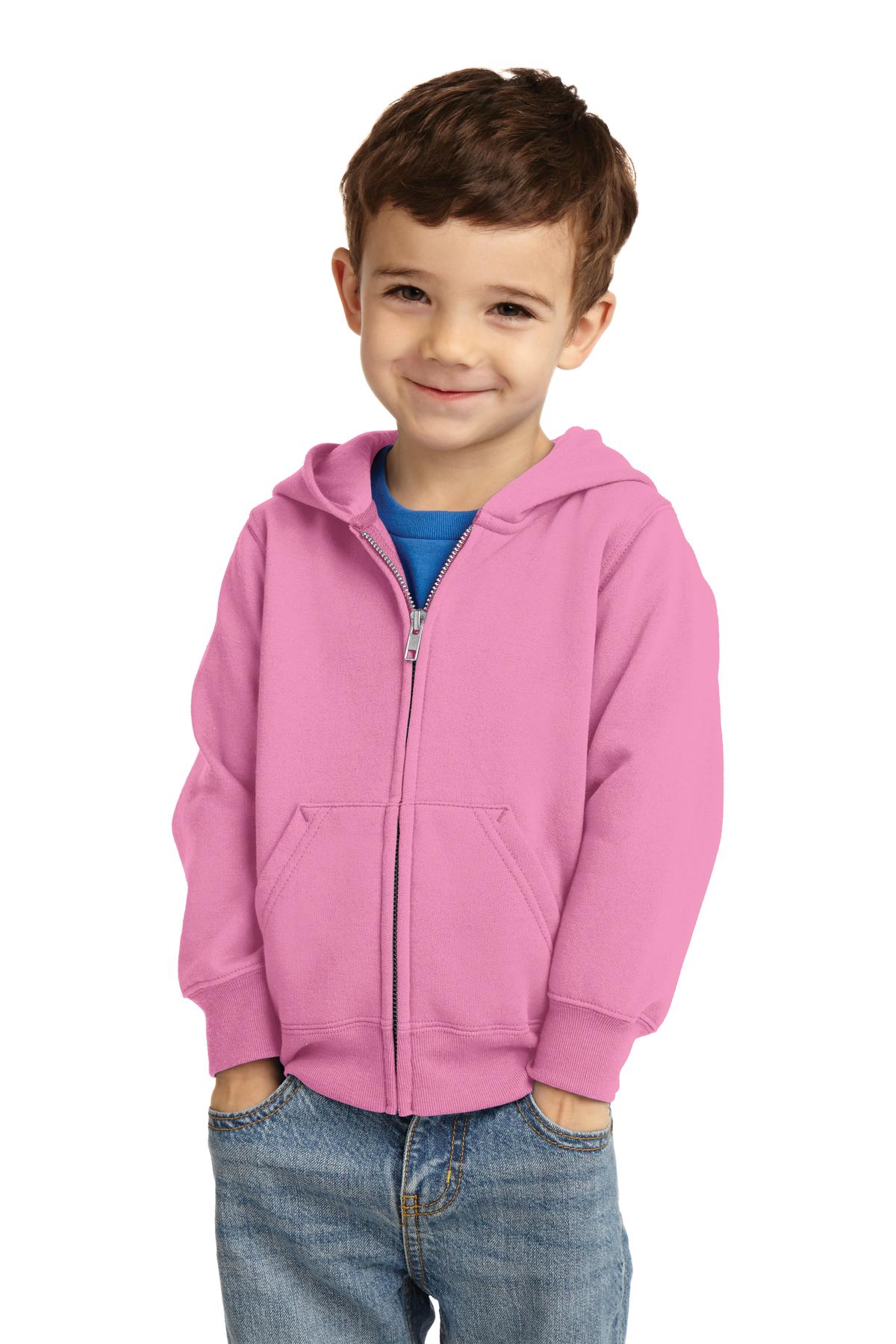 Port & Company? Toddler Core Fleece Full-Zip Hooded Swe