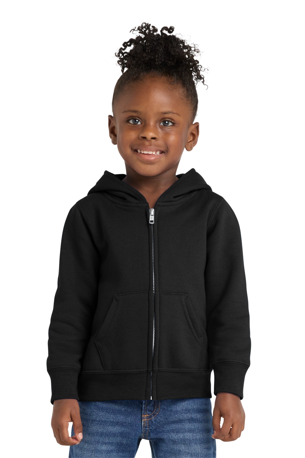 Port & Co™ Toddler Core Fleece Full-Zip Hooded Sweatshirt