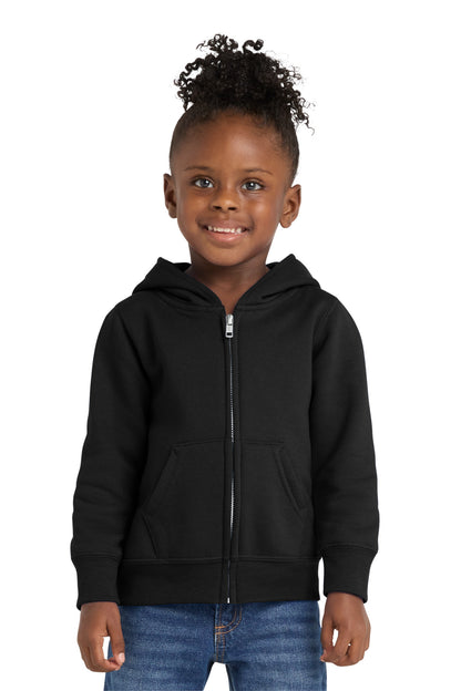 Port & Co™ Toddler Core Fleece Full-Zip Hooded Sweatshirt