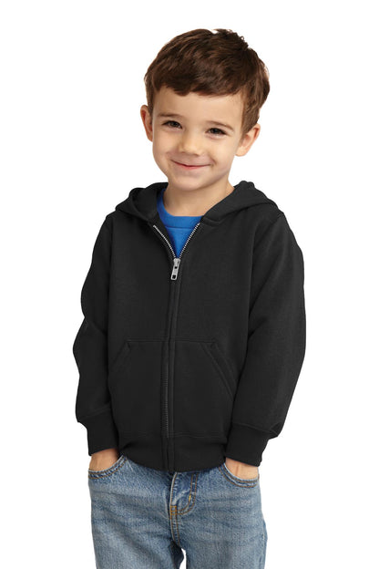 Port & Company? Toddler Core Fleece Full-Zip Hooded Swe