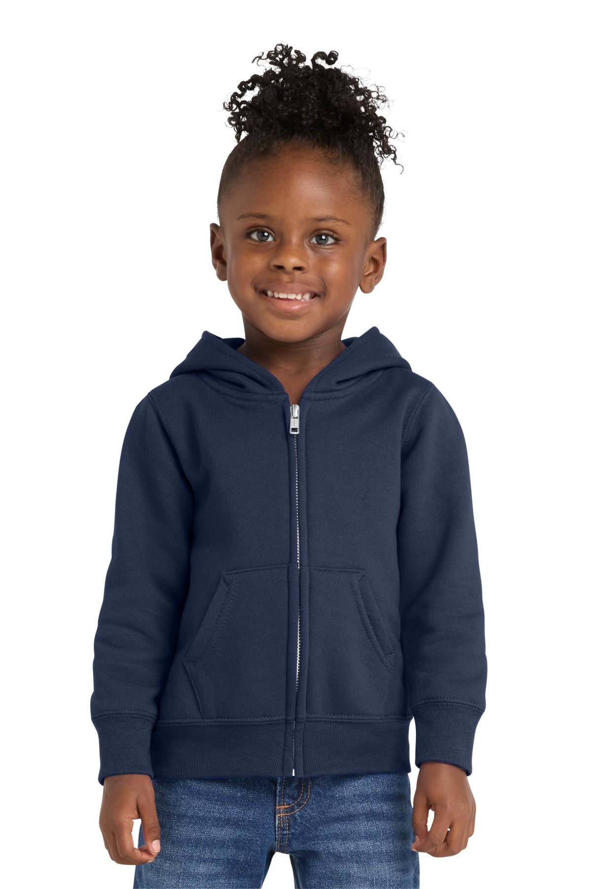 Port & Co™ Toddler Core Fleece Full-Zip Hooded Sweatshirt