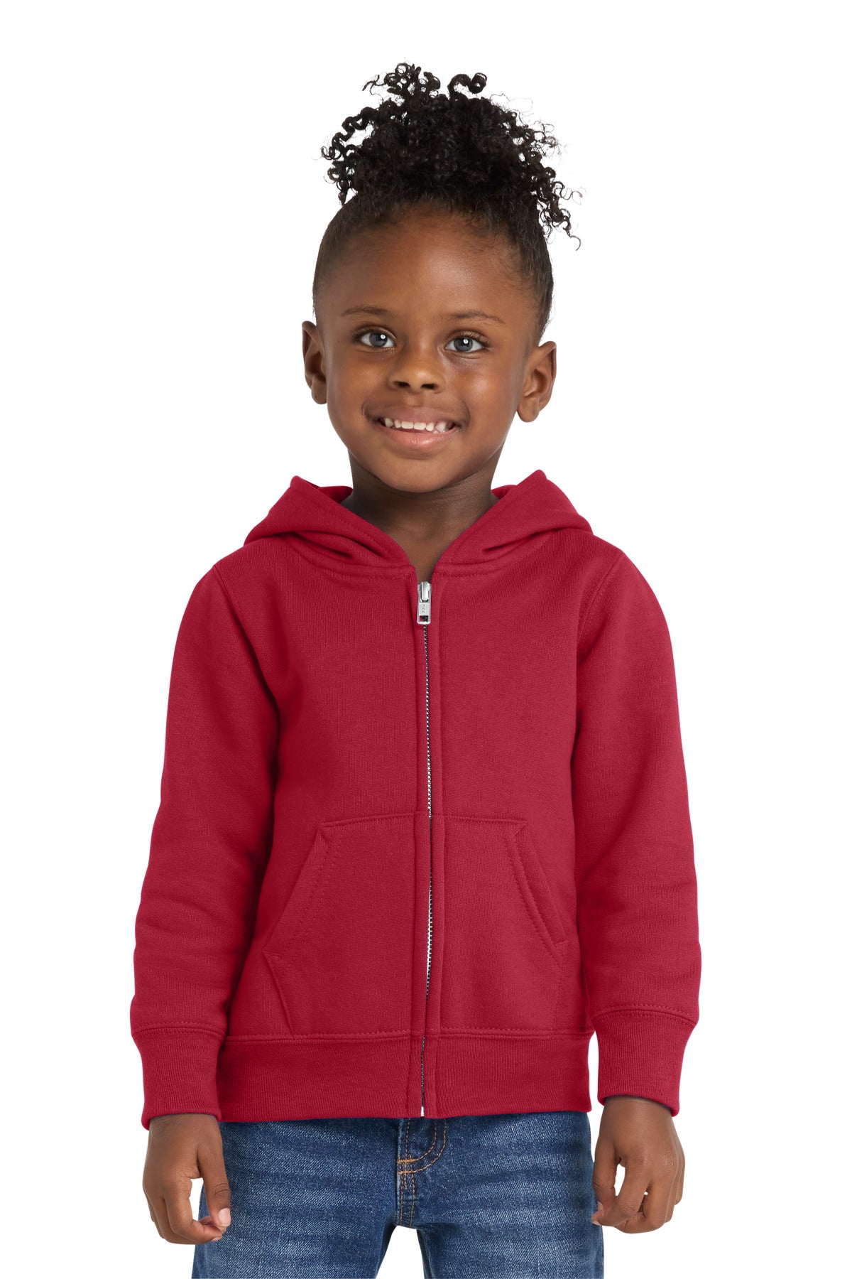 Port & Co™ Toddler Core Fleece Full-Zip Hooded Sweatshirt