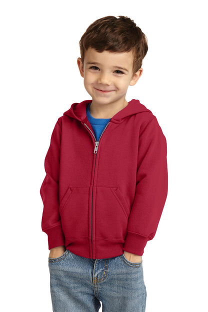 Port & Company? Toddler Core Fleece Full-Zip Hooded Swe