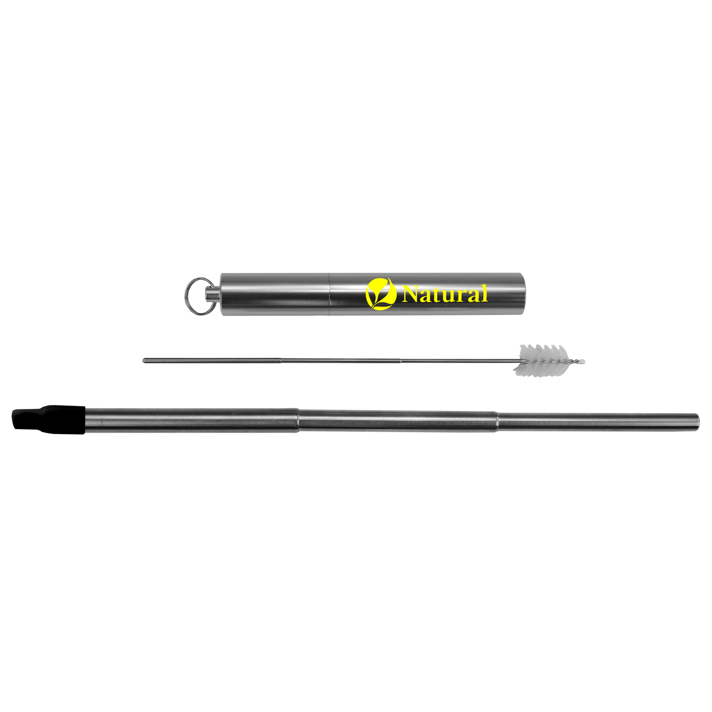 Telescopic Straw Stainless Steel In Aluminum Case-CDKW063