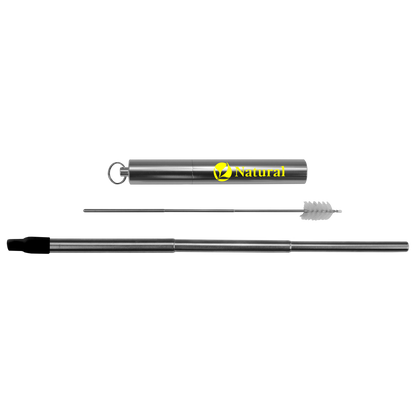 Telescopic Straw Stainless Steel In Aluminum Case-CDKW063