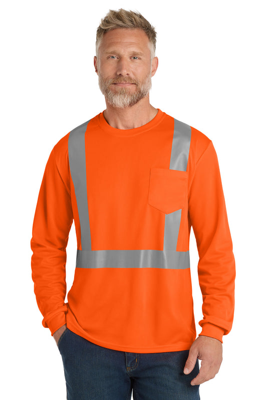 CornerStone ? ANSI 107 Class 2 Mesh Long Sleeve Tee. CS