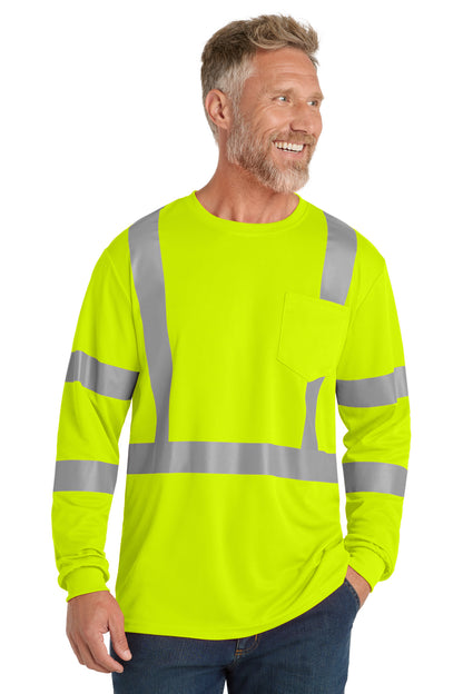 CornerStone ? ANSI 107 Class 3 Mesh Long Sleeve Tee. CS