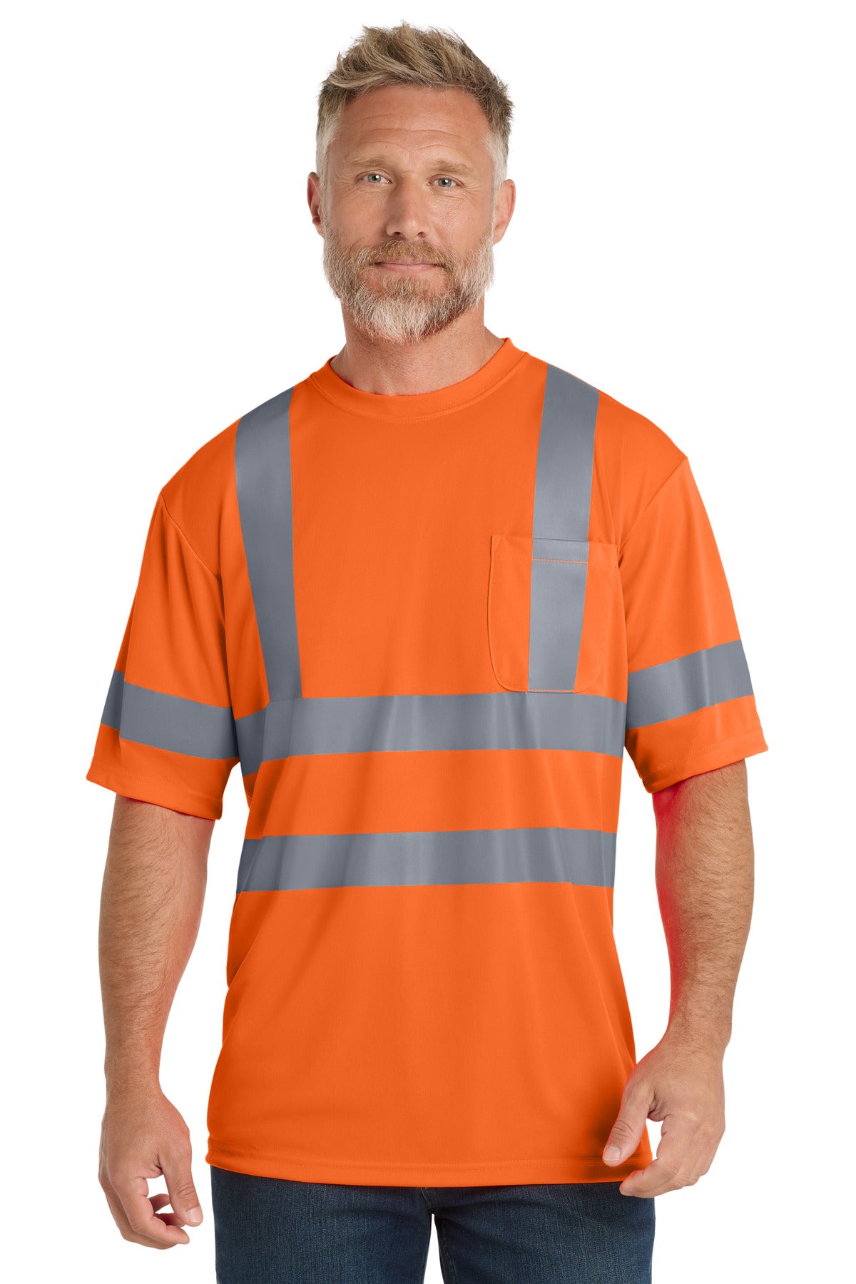 CornerStone® - ANSI 107 Class 3 Short Sleeve Snag-Resistant Reflective T-Shirt