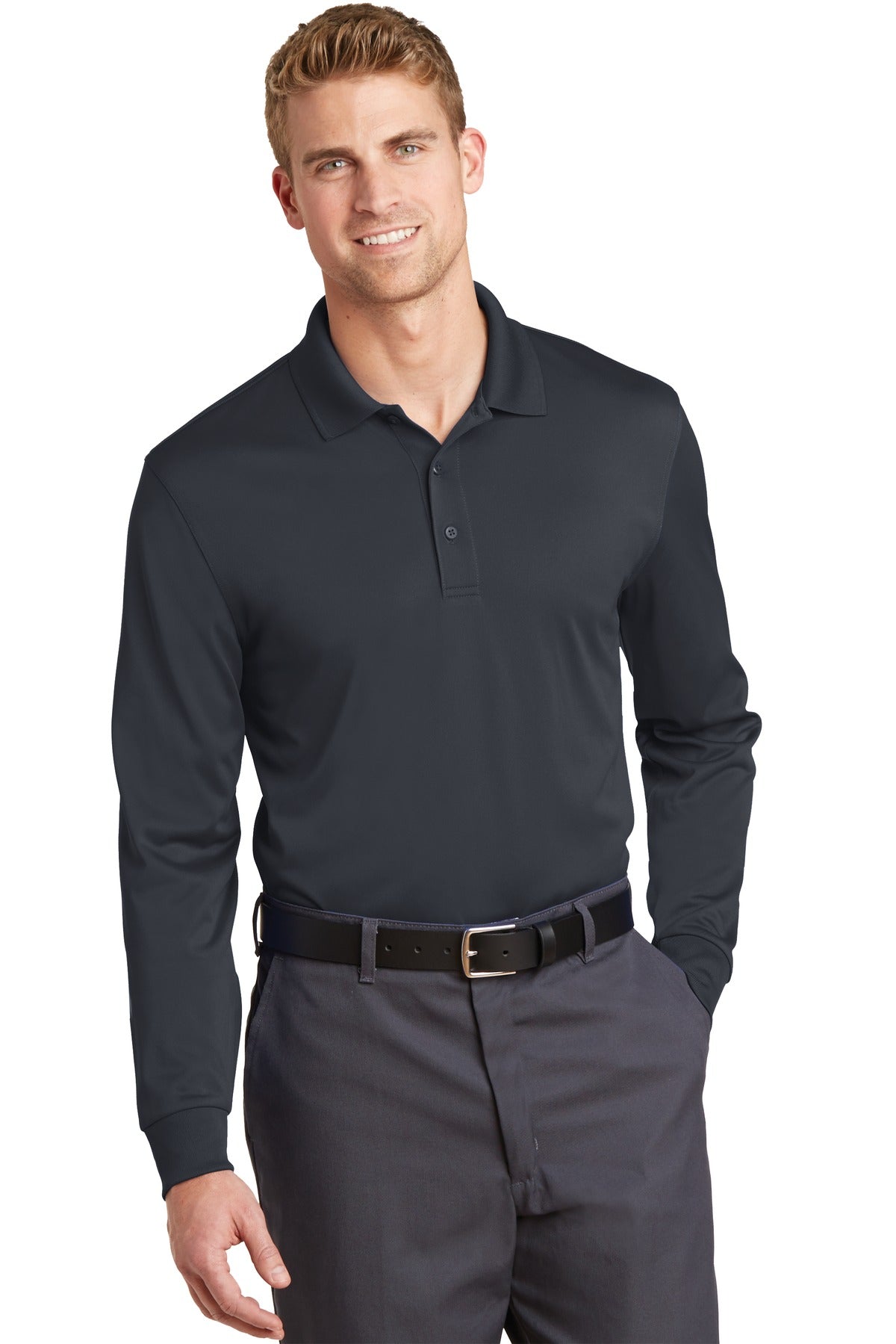 CornerStone? Select Snag-Proof Long Sleeve Polo. CS412L