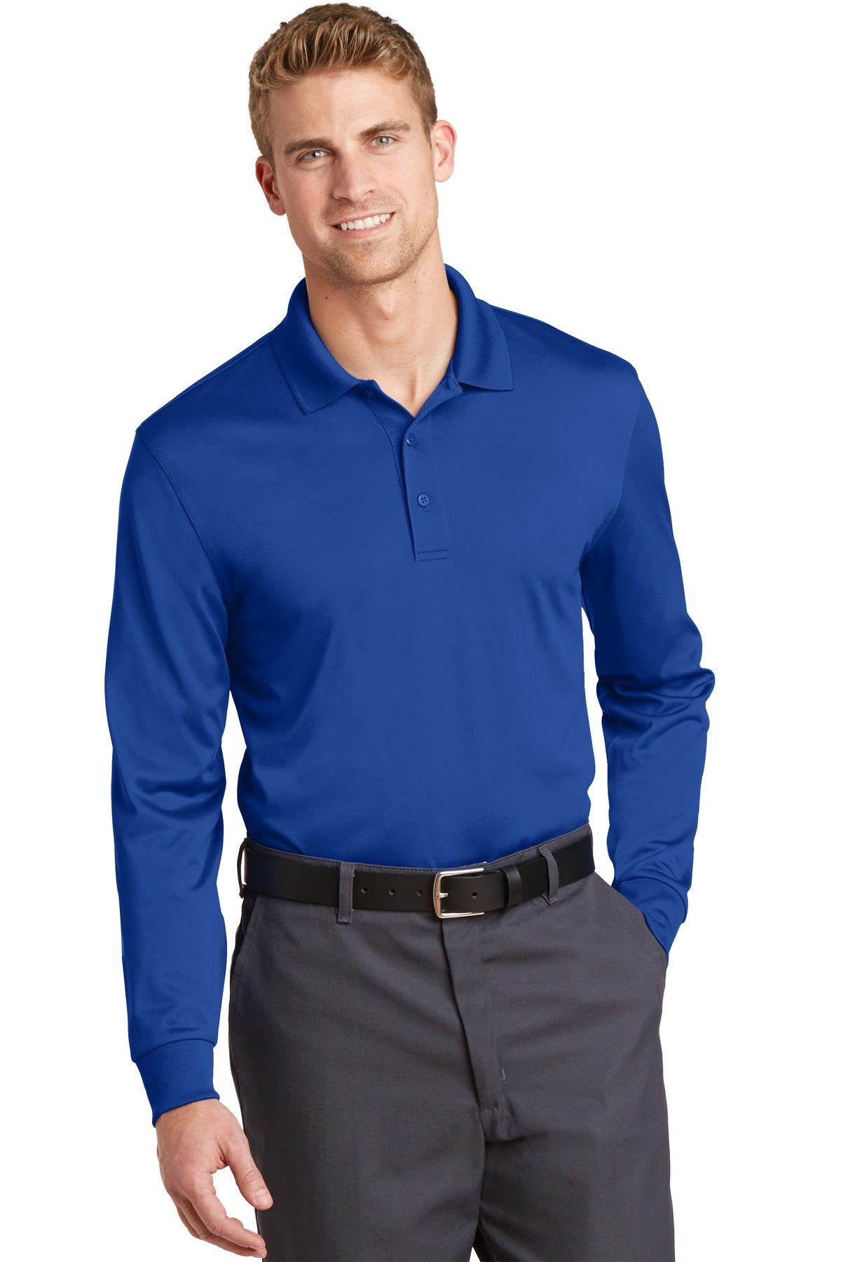 CornerStone? Select Snag-Proof Long Sleeve Polo. CS412L