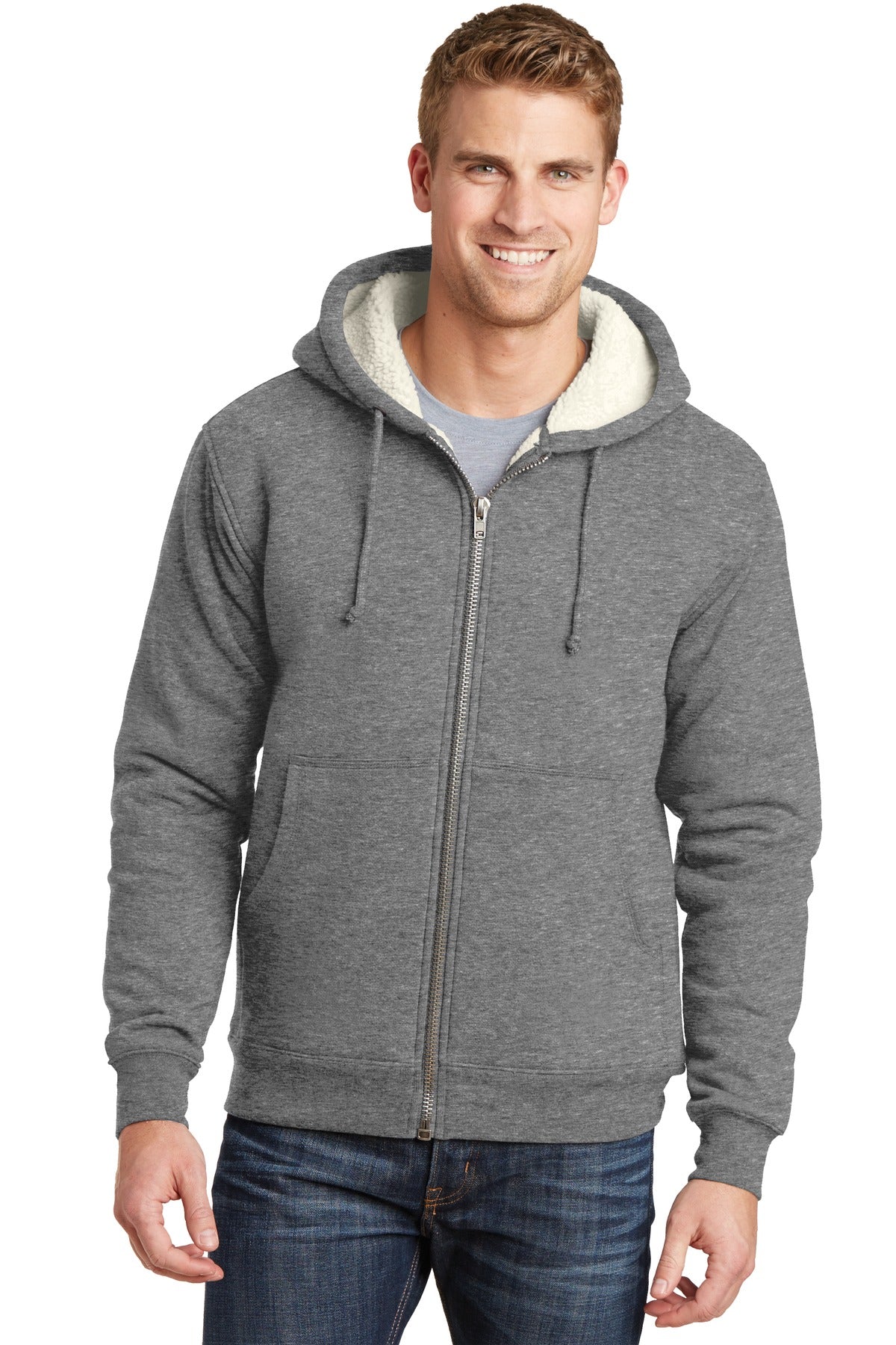 CornerStone? Heavyweight Sherpa-Lined Hooded Fleece Jac