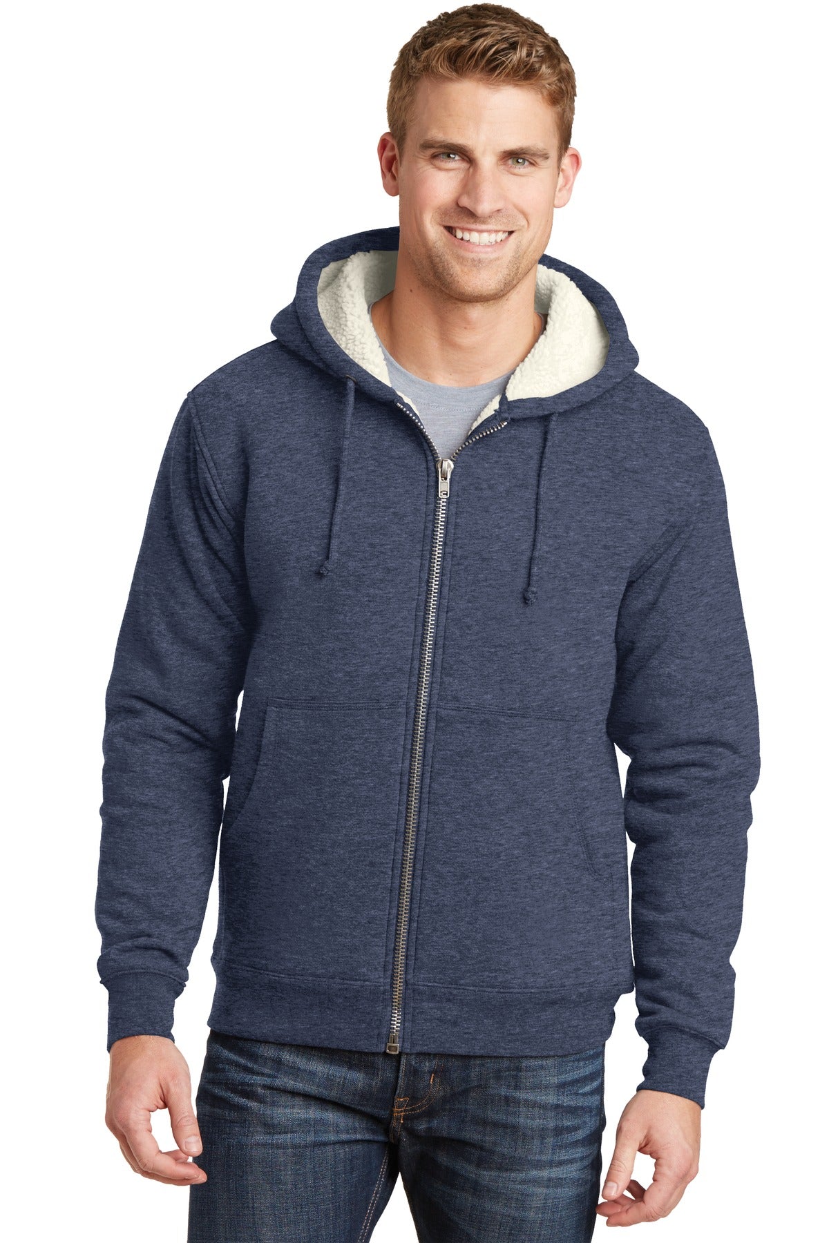 CornerStone? Heavyweight Sherpa-Lined Hooded Fleece Jac