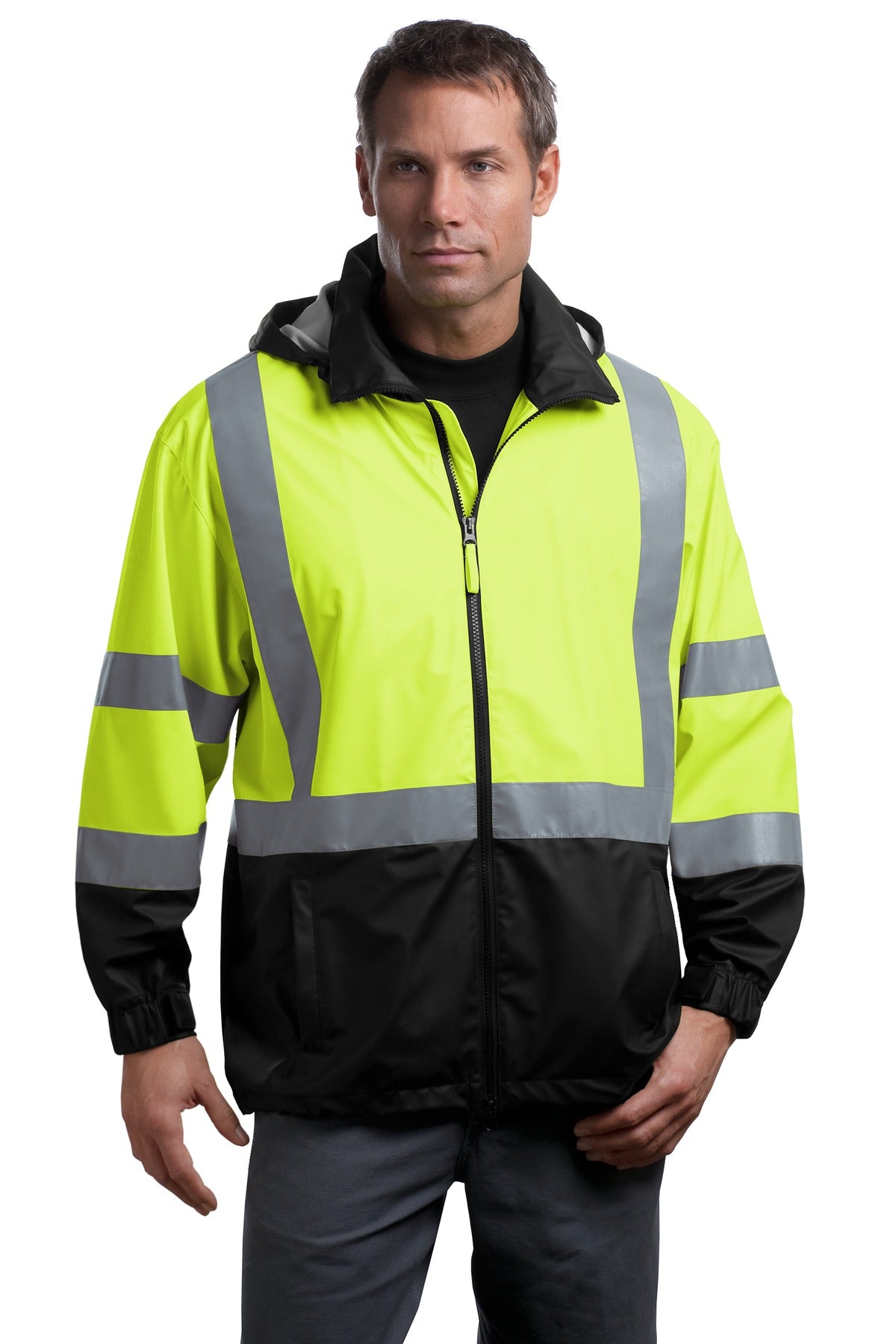 CornerStone? - ANSI 107 Class 3 Safety Windbreaker. CSJ