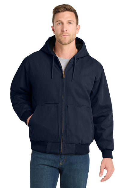 CornerStone® Washed Duck Cloth Insulated Hooded Work Jacket