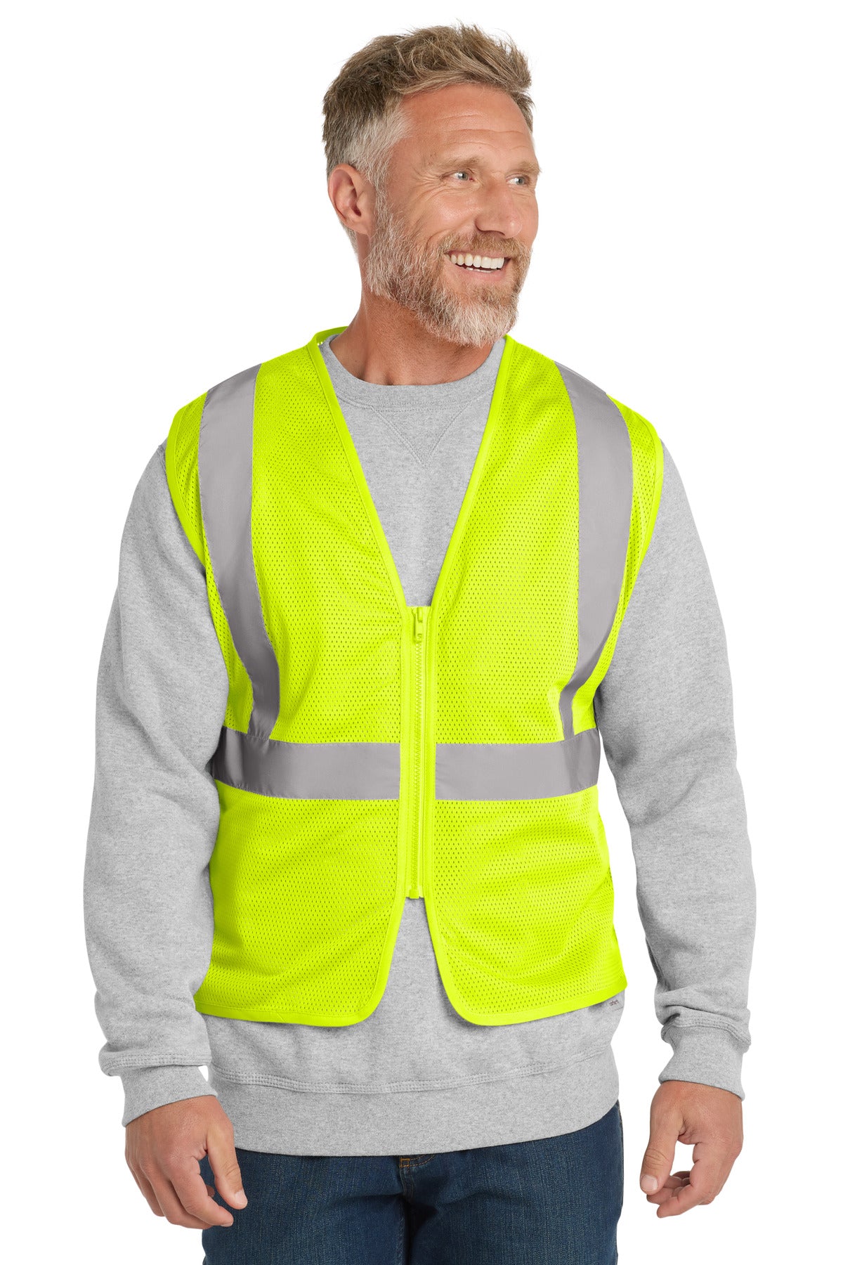 CornerStone ? ANSI 107 Class 2 Economy Mesh Zippered Ve