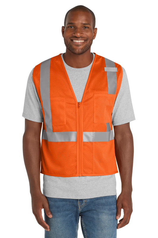 CornerStone ? ANSI 107 Class 2 Mesh Zippered Vest. CSV1