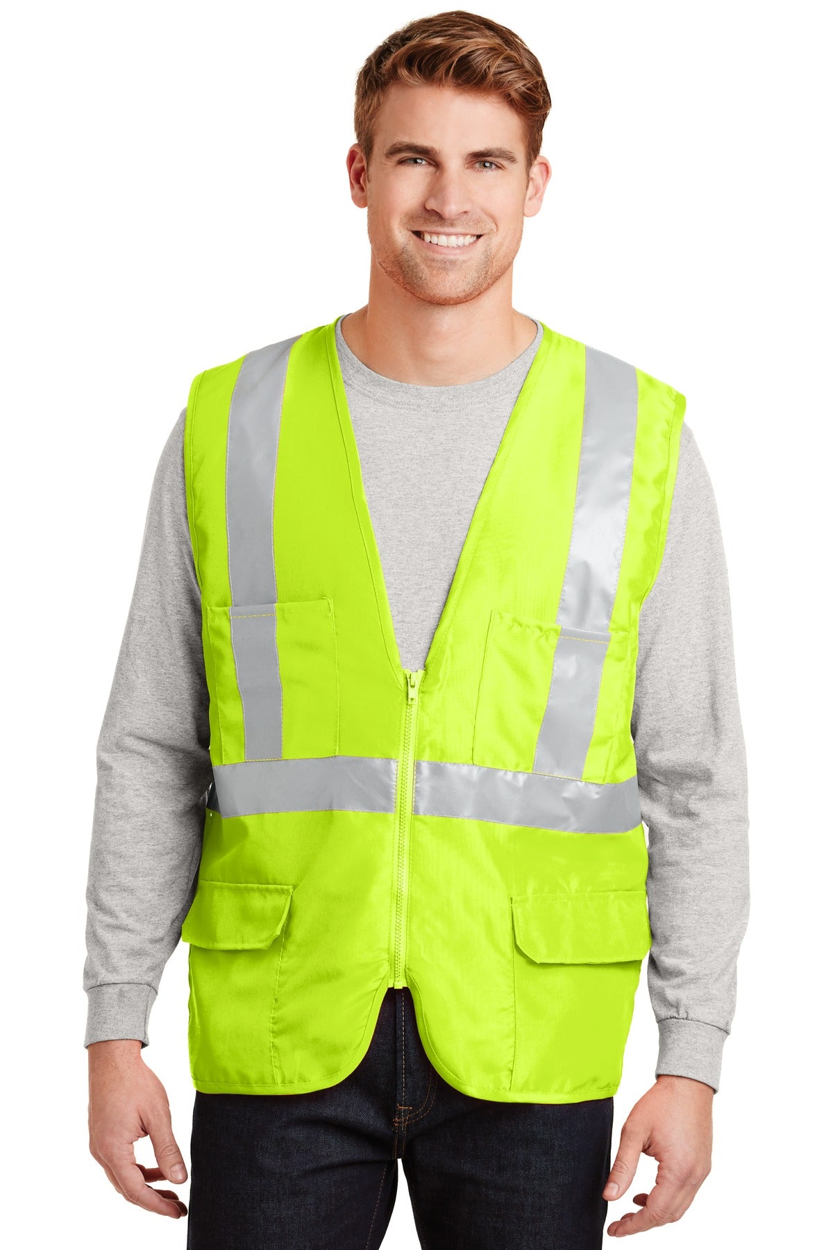 CornerStone? - ANSI 107 Class 2 Mesh Back Safety Vest.