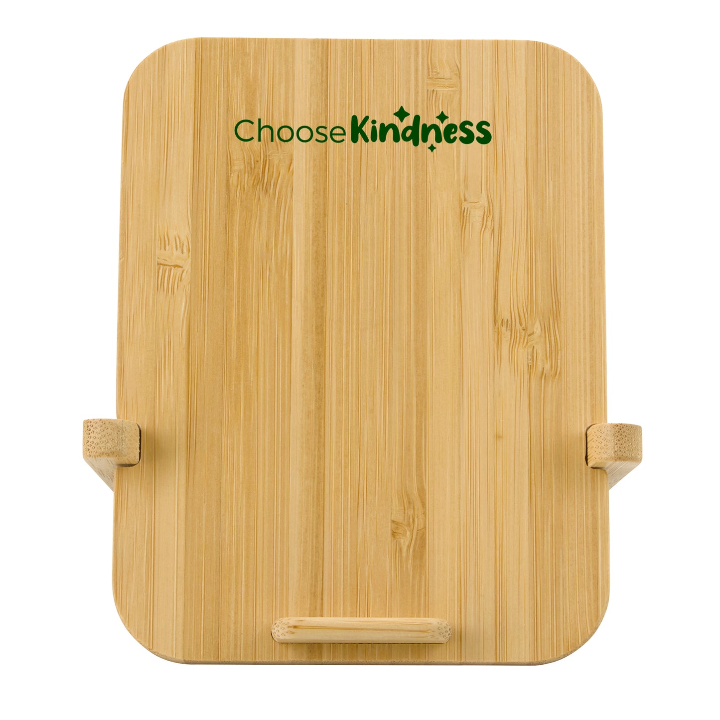 Bamboo 10W Wireless Charger with Phone Holder-CTEK064