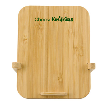 Bamboo 10W Wireless Charger with Phone Holder-CTEK064