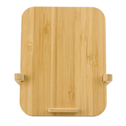 Bamboo 10W Wireless Charger with Phone Holder-CTEK064