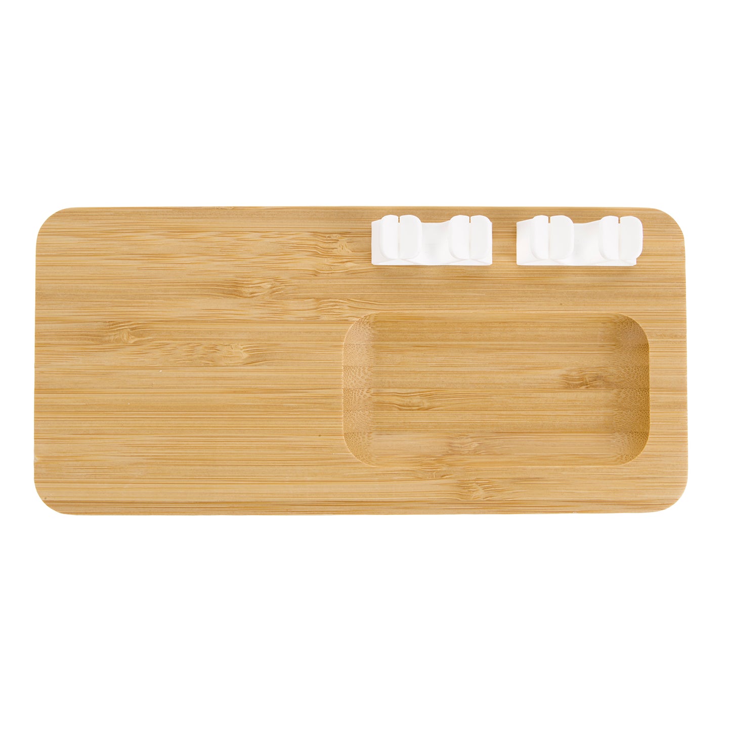 Bamboo 10W Wireless Charging Pad with Cable Organizer-CTEK065