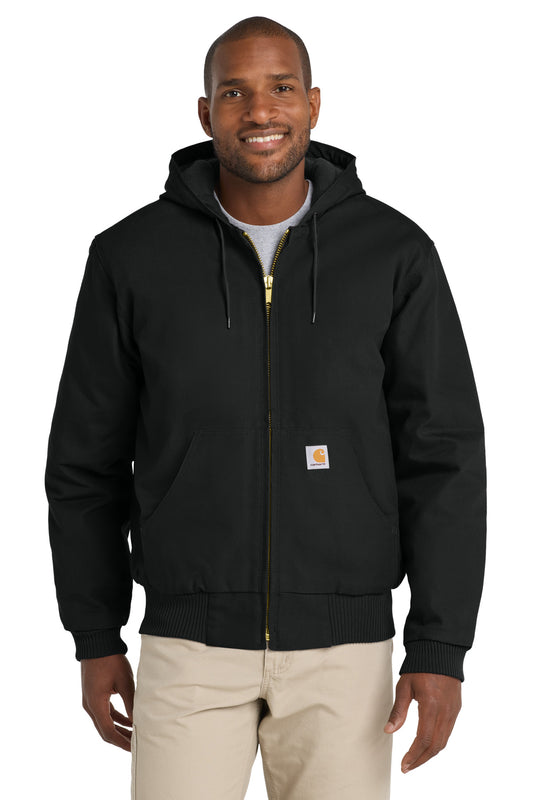 Carhartt ? Tall Quilted-Flannel-Lined Duck Active Jac.