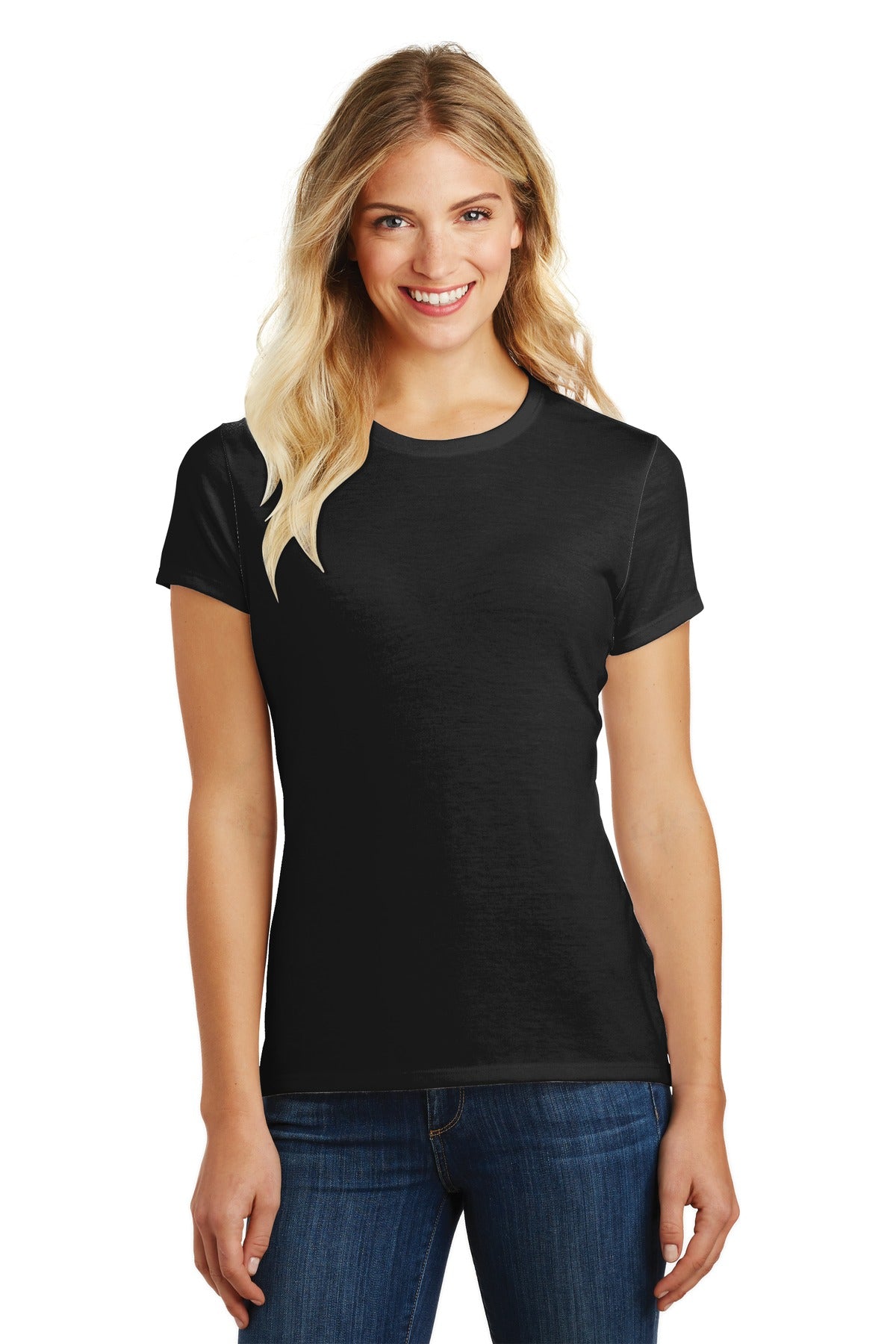 District ? Women's Perfect Blend? CVC Tee. DM108L