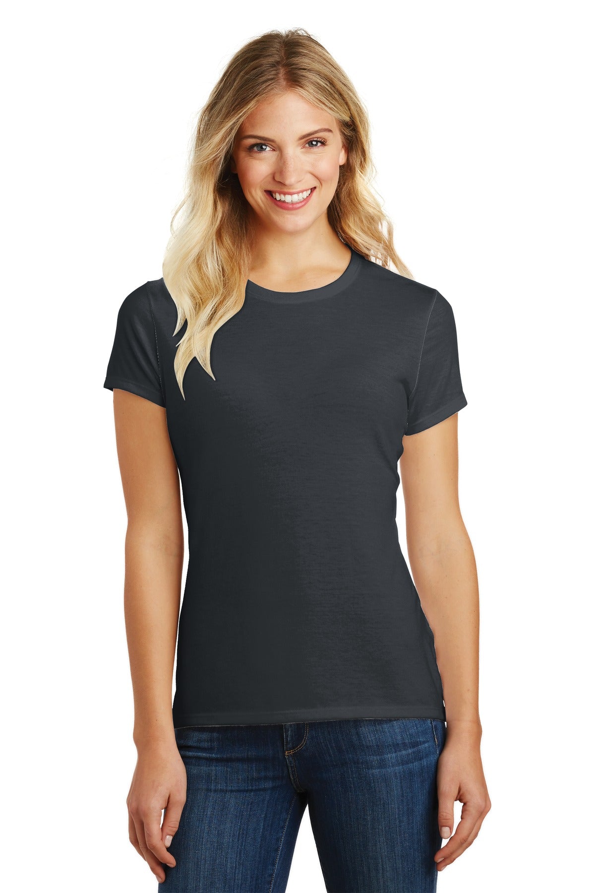 District ? Women's Perfect Blend? CVC Tee. DM108L