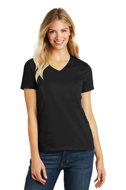 District? Women's Perfect Blend? CVC V-Neck Tee. DM1190