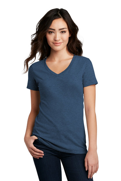 District? Women's Perfect Blend? CVC V-Neck Tee. DM1190
