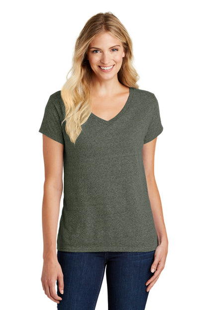 District? Women's Perfect Blend? CVC V-Neck Tee. DM1190