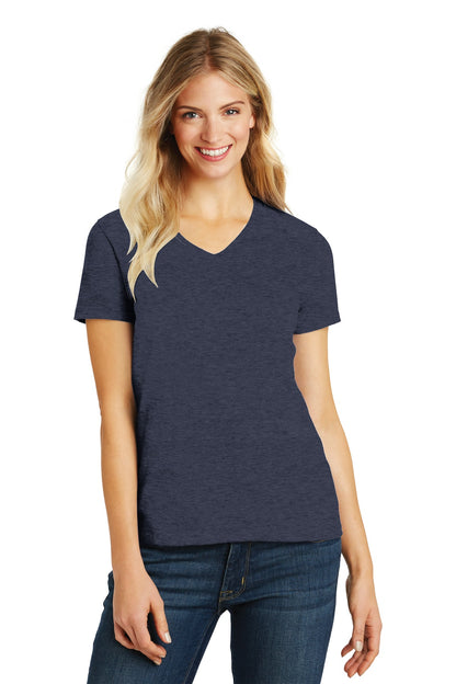 District? Women's Perfect Blend? CVC V-Neck Tee. DM1190