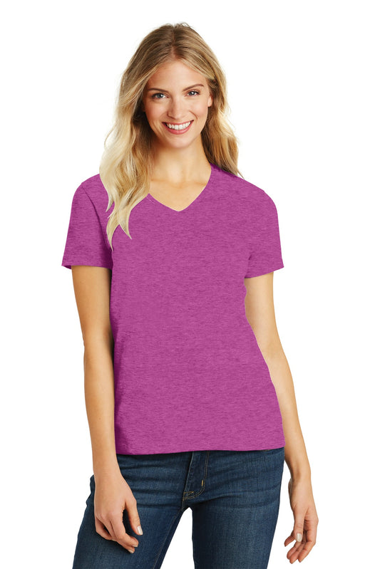 District? Women's Perfect Blend? CVC V-Neck Tee. DM1190