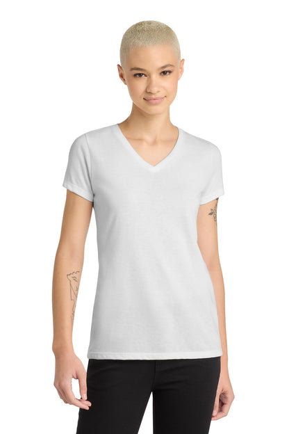 District® Women's Perfect Blend® CVC V-Neck Tee