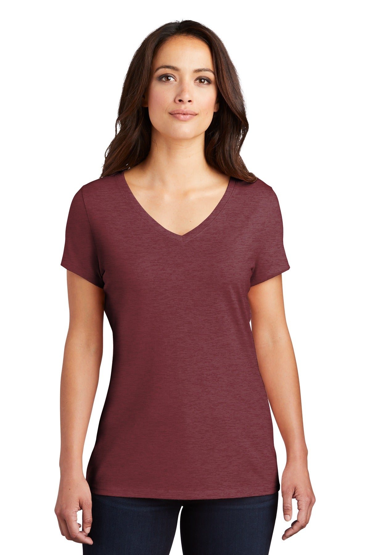 District? Women's Perfect Tri? V-Neck Tee. DM1350L