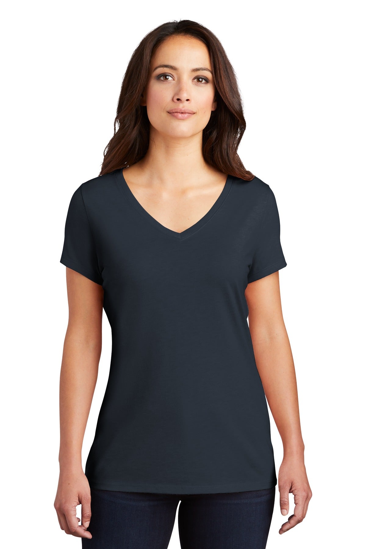 District? Women's Perfect Tri? V-Neck Tee. DM1350L