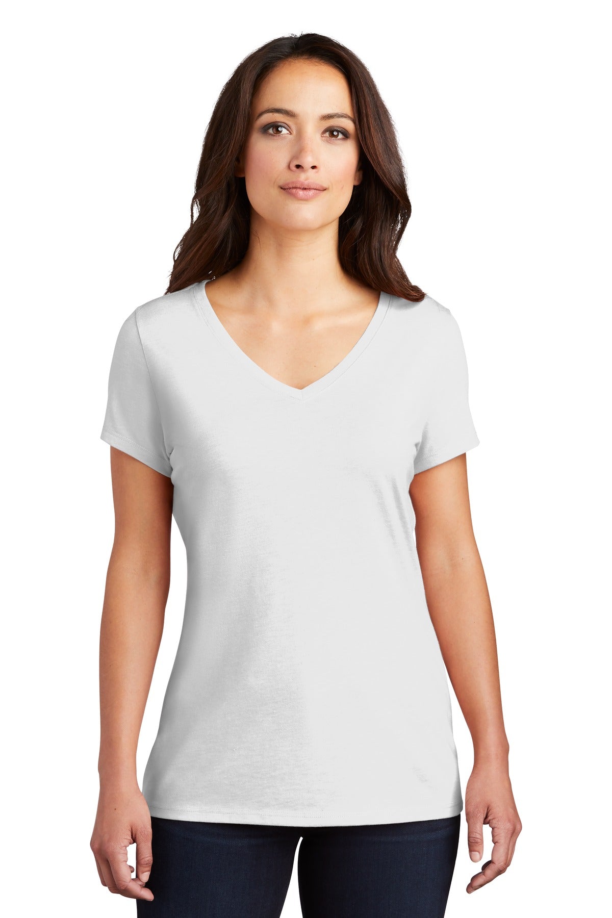 District? Women's Perfect Tri? V-Neck Tee. DM1350L