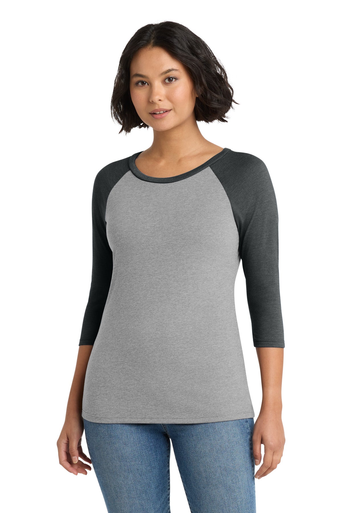 District® Women's Perfect Tri® 3/4-Sleeve Raglan