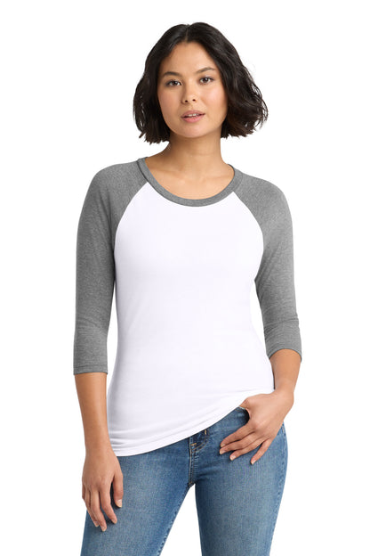 District® Women's Perfect Tri® 3/4-Sleeve Raglan