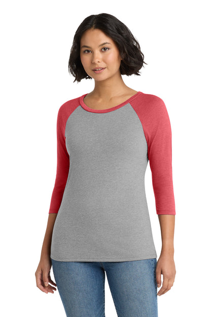 District® Women's Perfect Tri® 3/4-Sleeve Raglan