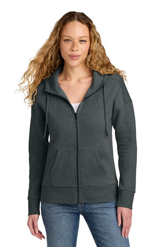 District ® Women's Perfect Weight ® Fleece Drop Shoulder Full-Zip Hoodie