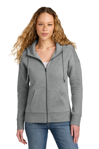 District ® Women's Perfect Weight ® Fleece Drop Shoulder Full-Zip Hoodie